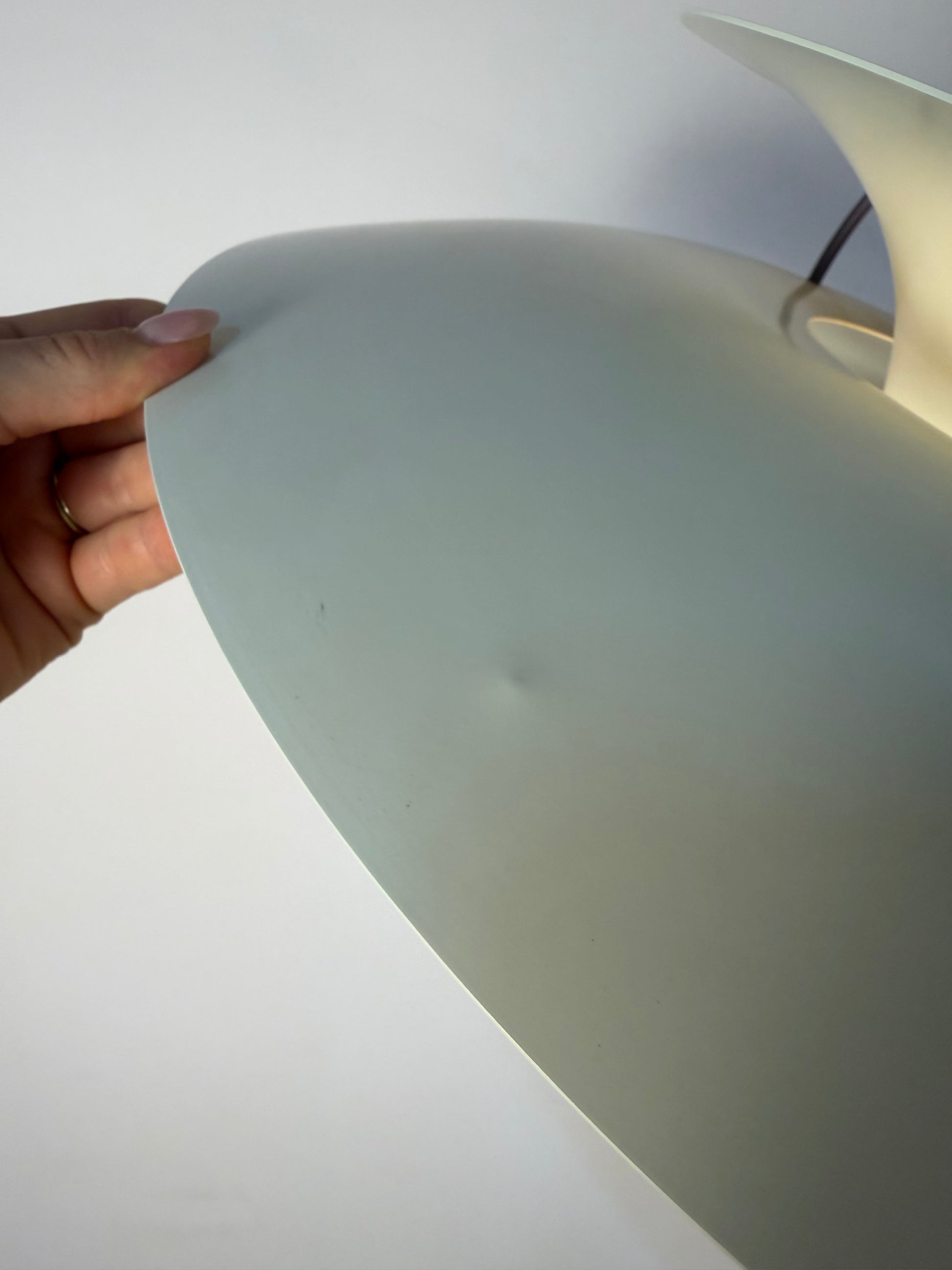 Lamellenlampe PH5 weiß von Poul Henningsen für Louis Poulsen