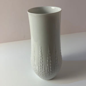 Vase weiß Porzellan von Hans Achtziger für Hutschenreuther