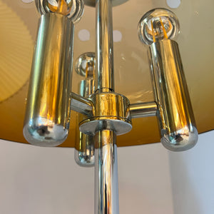 Tischlampe Chrom & Plexiglas 70er