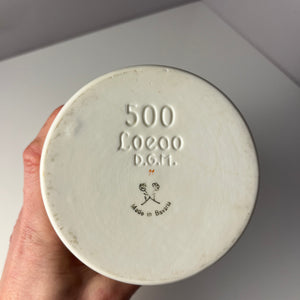 Apothekerdose Ol. Zinci weiß Porzellan