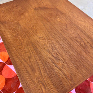 Kleiner ausziehbarer Esstisch Teak aus Dänemark