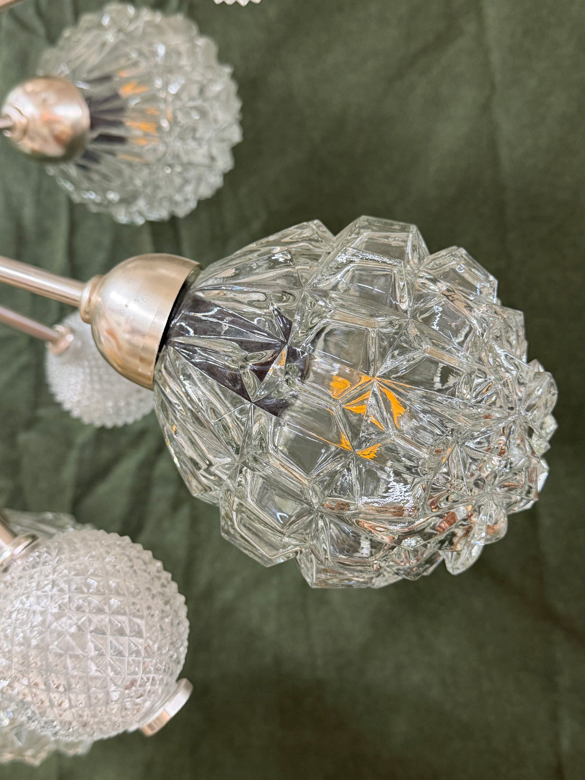 Sputnik Kronleuchter von Elektrofém ISZ