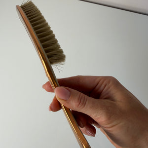 Handfeger mit Griff Kupferoptik