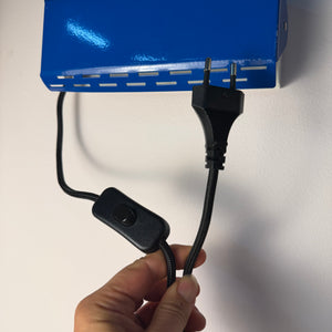 Wandlampe blau weiß von G&G Gramelsbacher