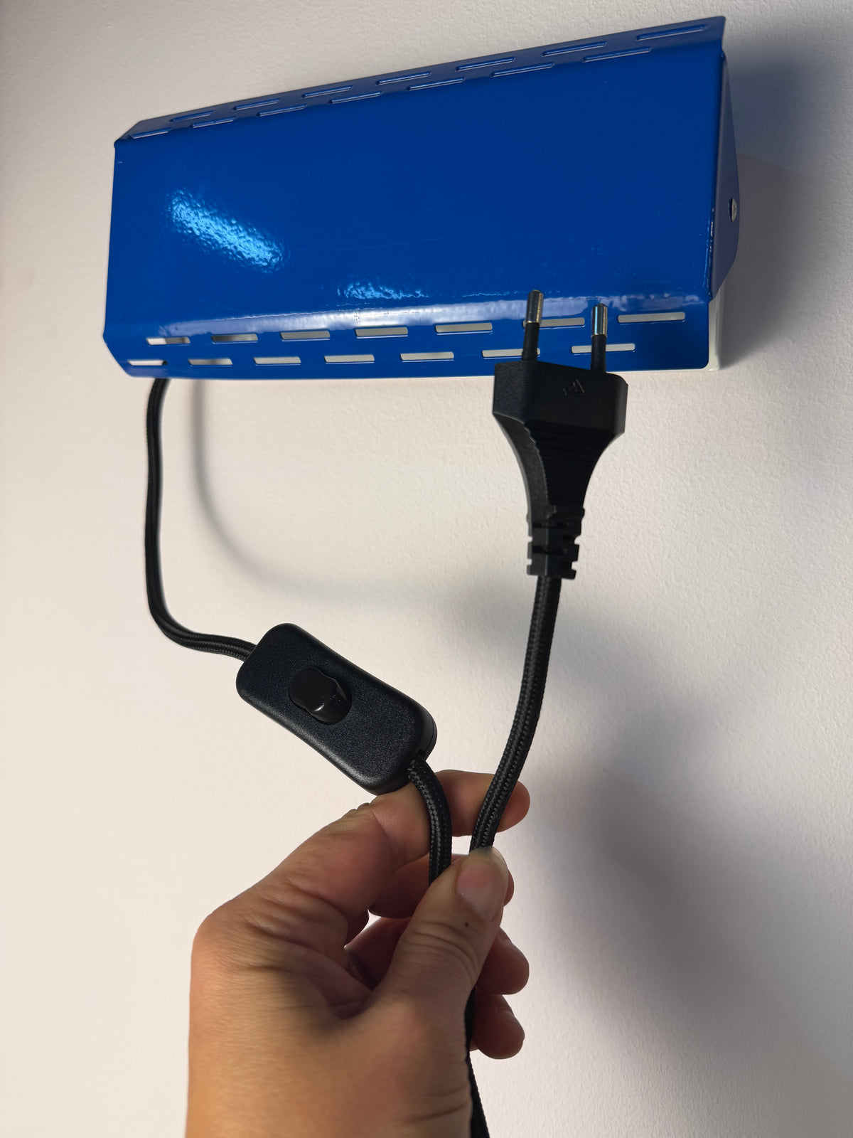 Wandlampe blau weiß von G&G Gramelsbacher