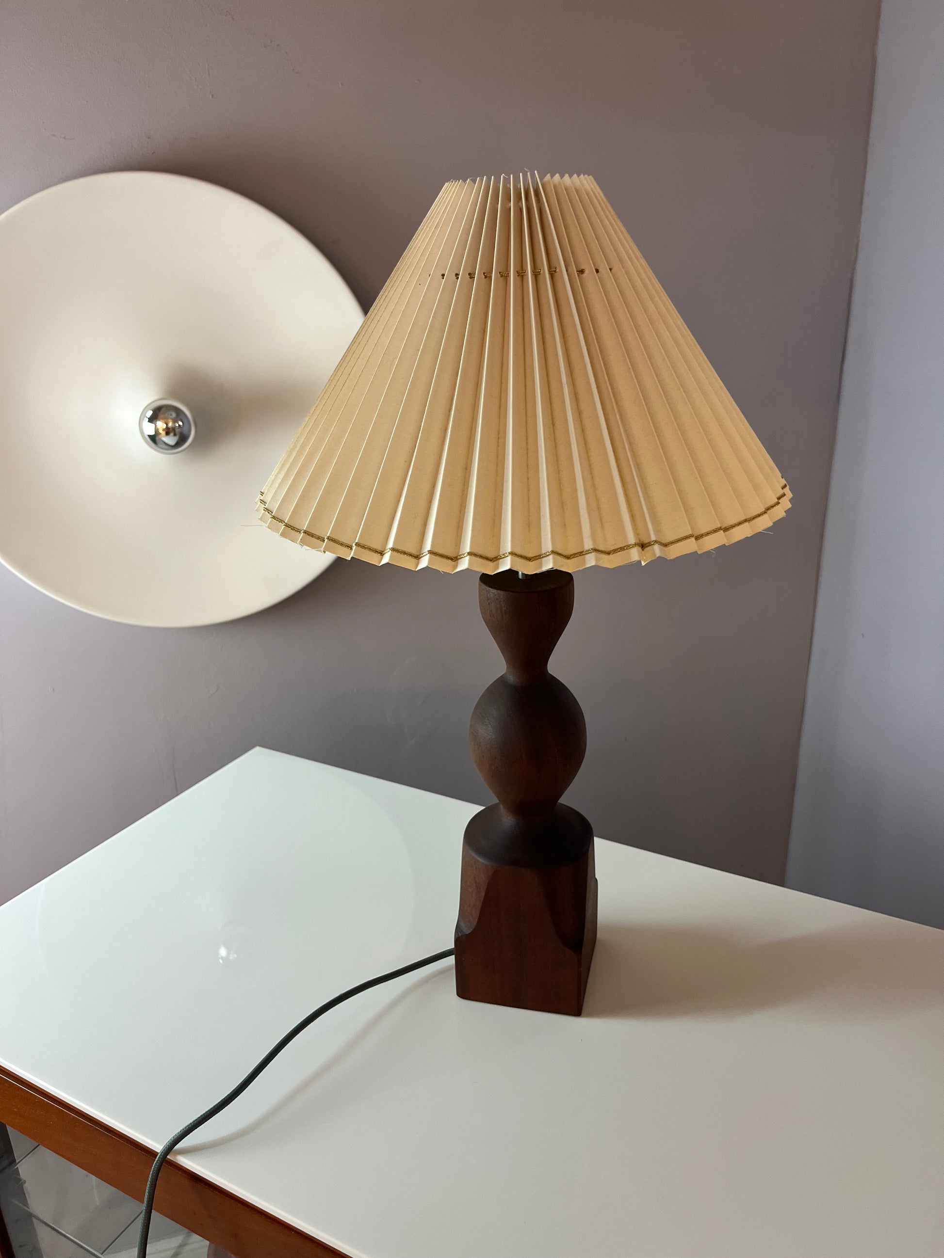 Tischlampe Teak aus Dänemark
