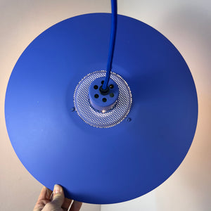 Lamellenlampe Donau blau von JEKA