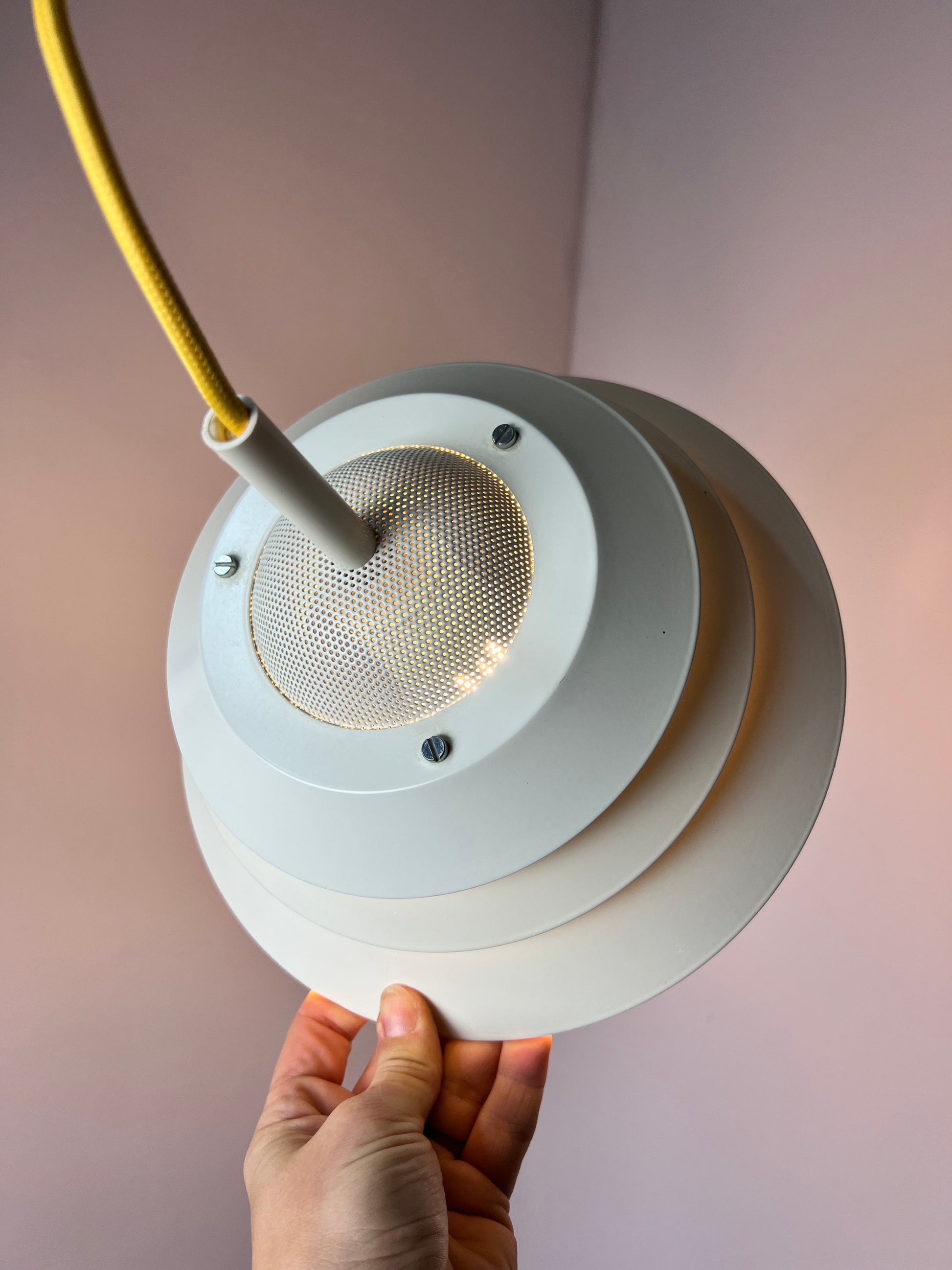 Lamellenlampe Modell Limino weiß von Design Light