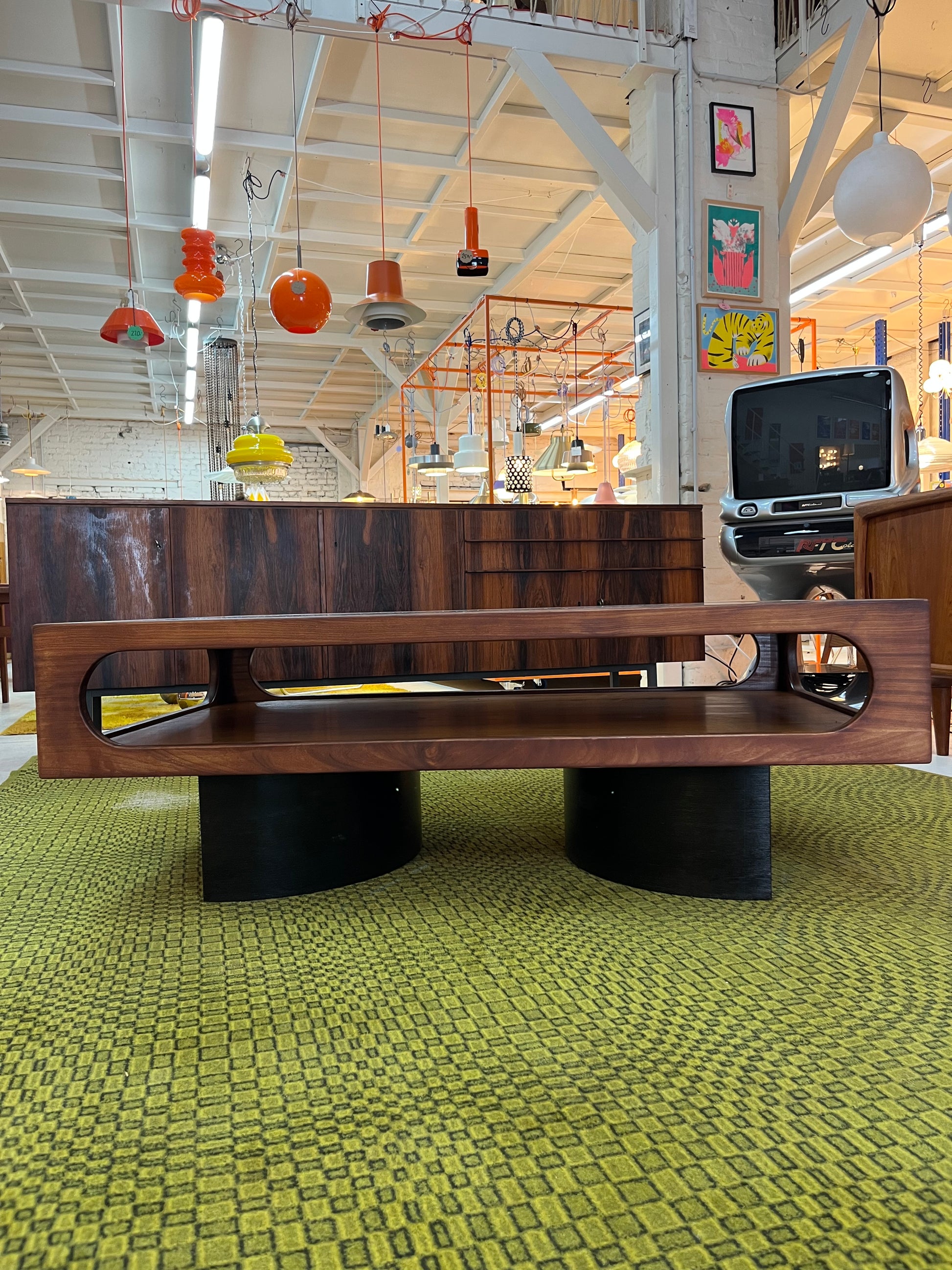 Couchtisch Marmor Teak