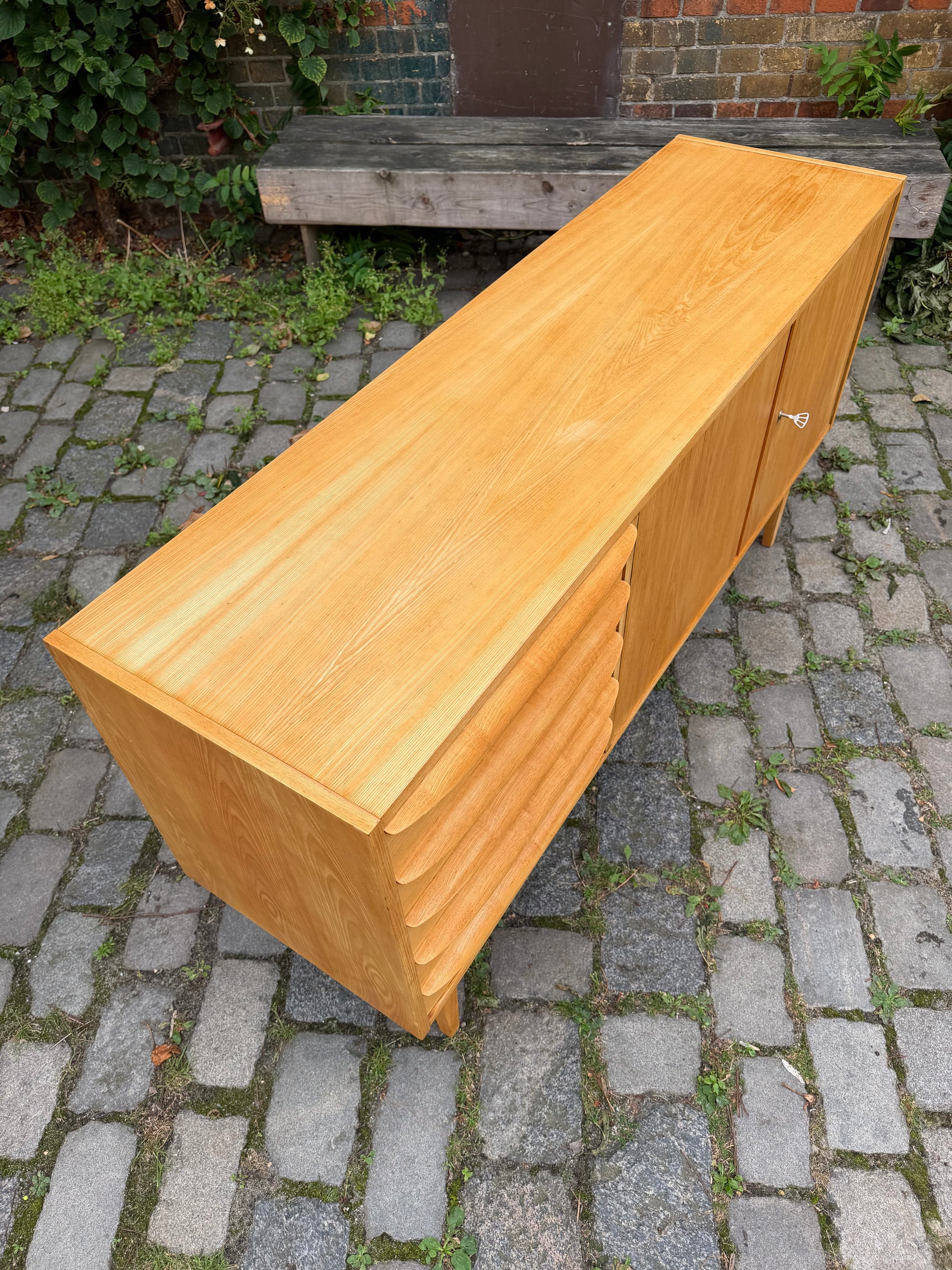 Sideboard Typ 602/K Esche von Franz Ehrlich für Hellerau