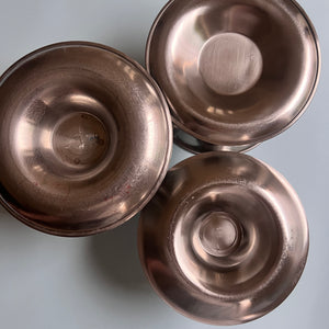 Set: 3x Eisbecher Stainless Steel 18/8 aus Dänemark