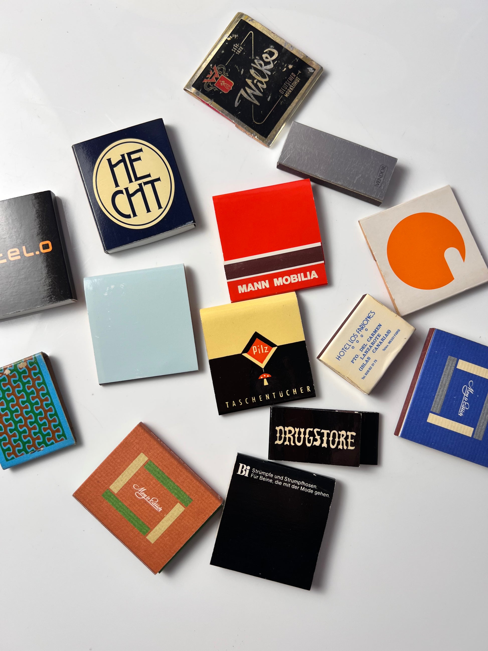 Set: Vintage Streichhölzer Grafik
