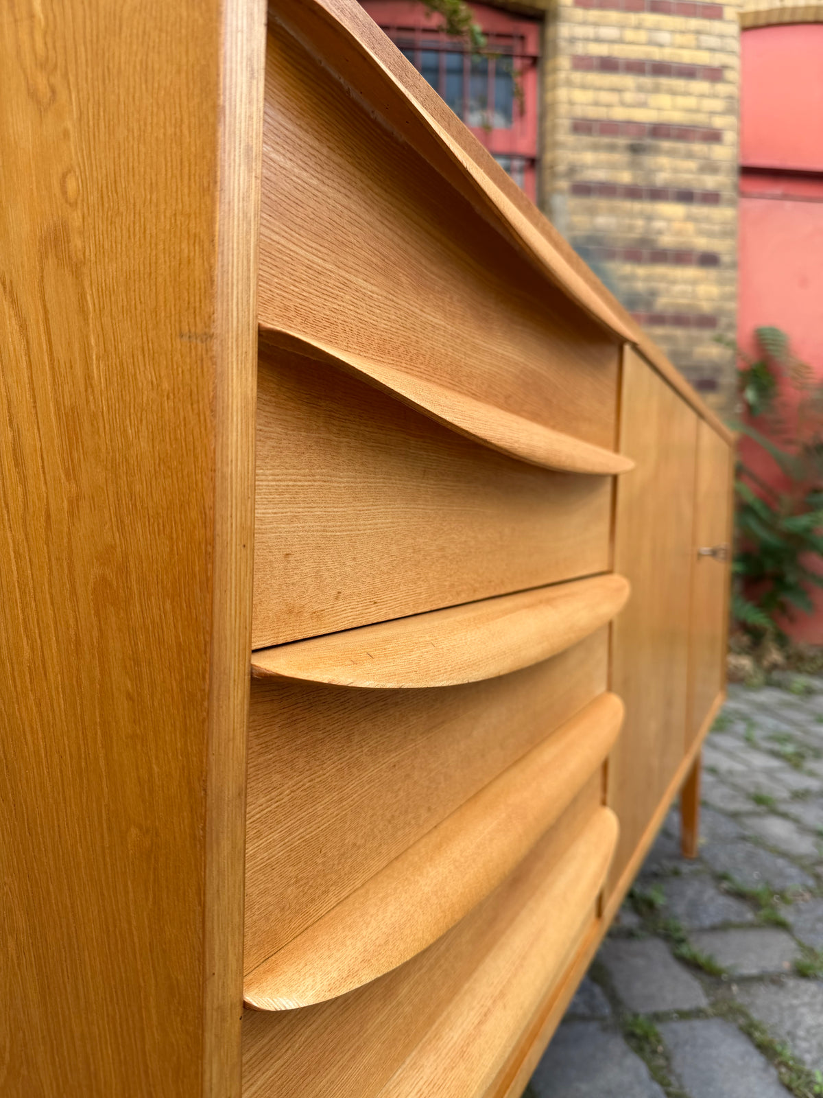 Sideboard Typ 602/K Esche von Franz Ehrlich für Hellerau