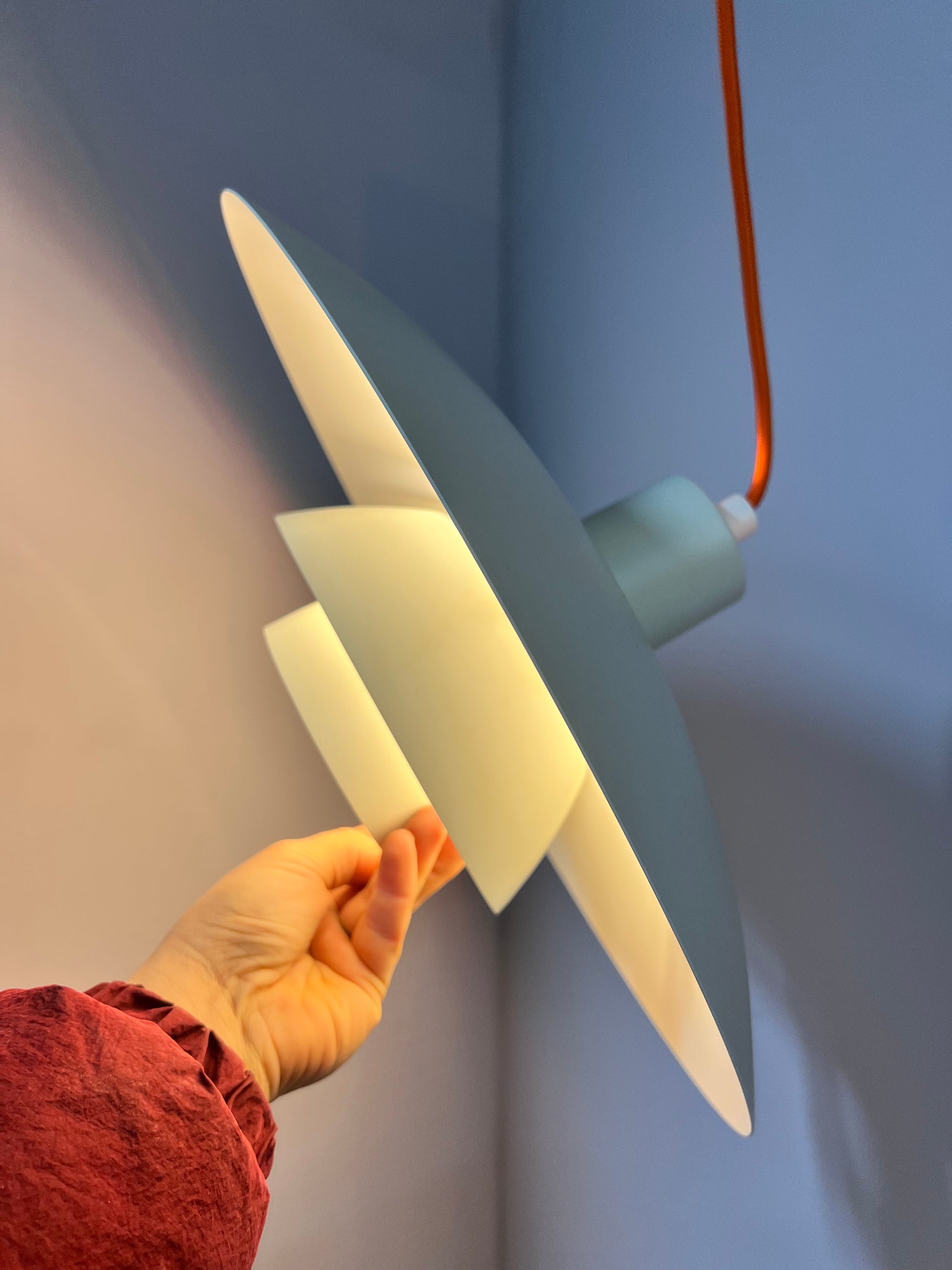 Lamellenlampe PH4 von Poul Henningsen für Louis Poulsen