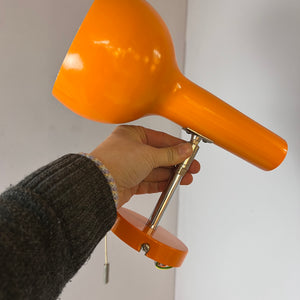 Wandlampe orange 70er