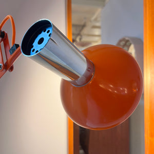 Wandlampe orange von Hustadt Scherenlampe