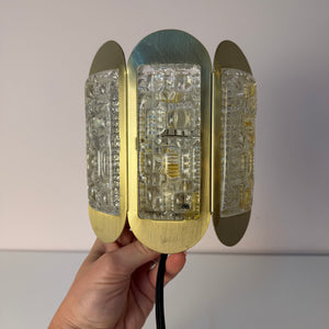 Wandlampe gold Glas von Vitrika