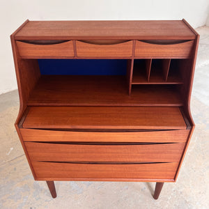 Sekretär Teak mit Schminktisch & Spiegel aus Dänemark