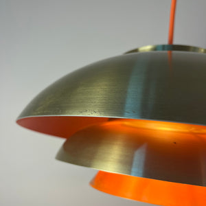 Lamellenlampe gold orange aus Dänemark
