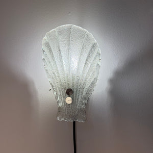 Wandlampe Muschel Glas von Sölken