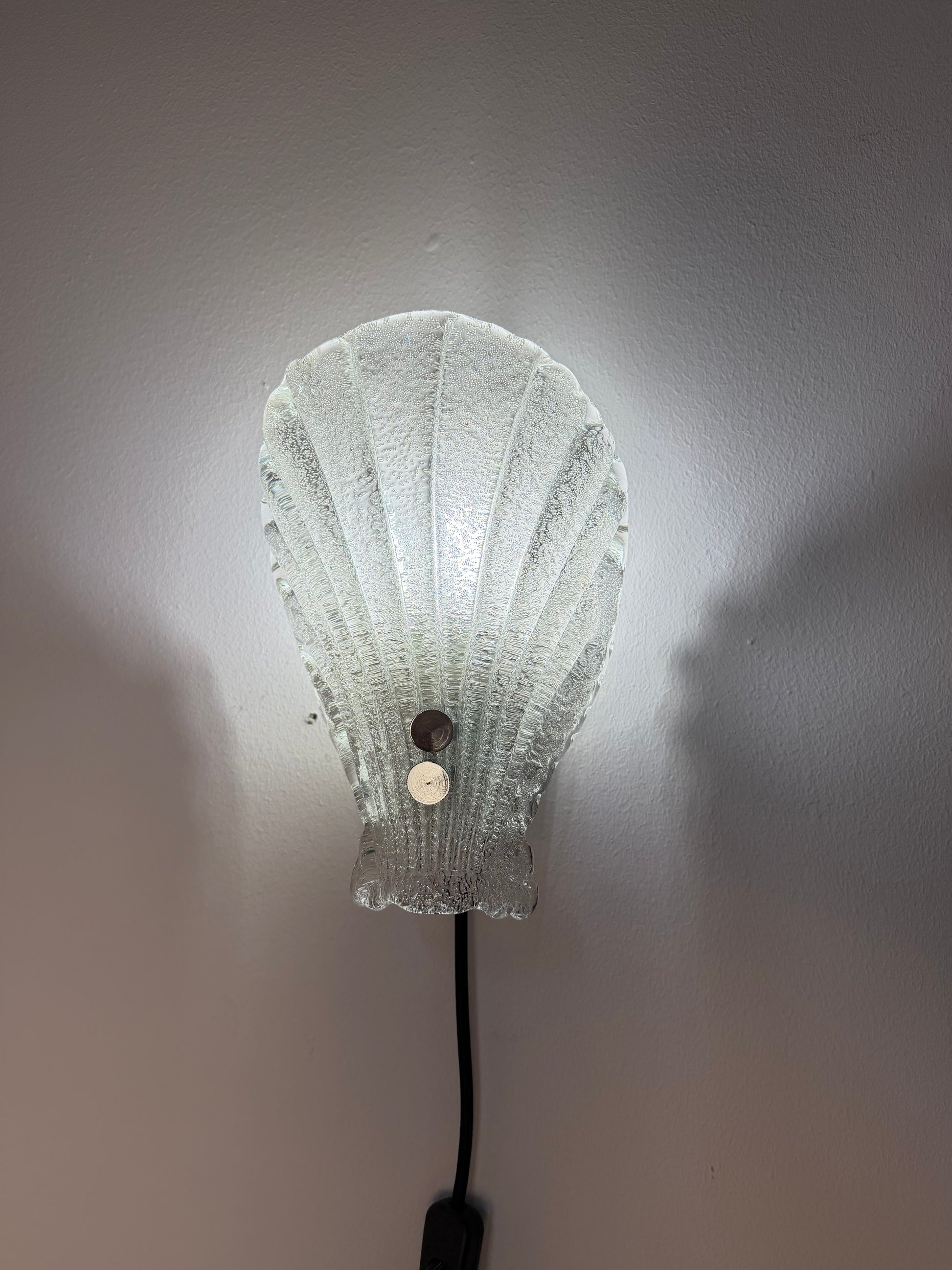 Wandlampe Muschel Glas von Sölken