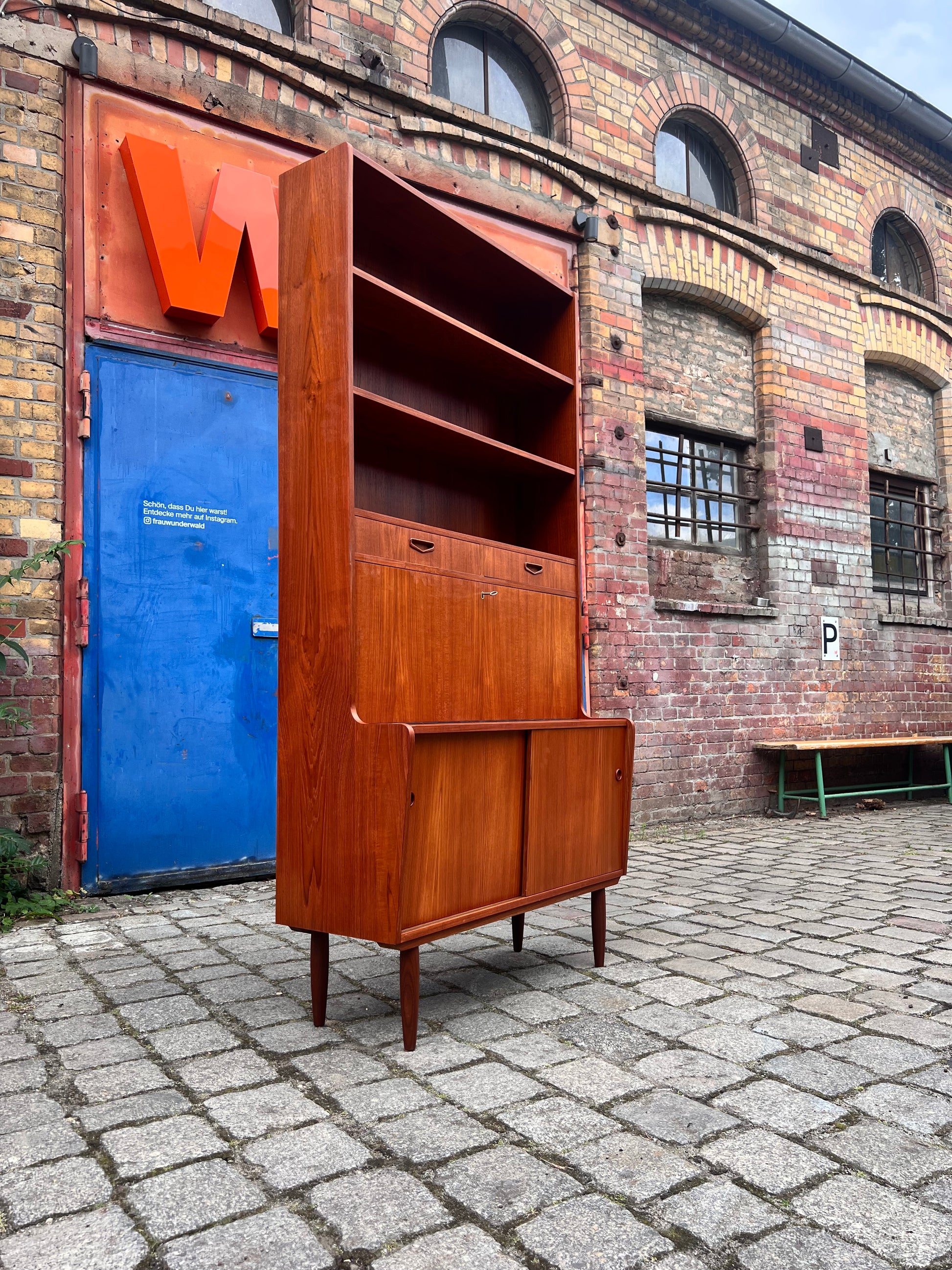 Regal / Bücherschrank Teak aus Dänemark