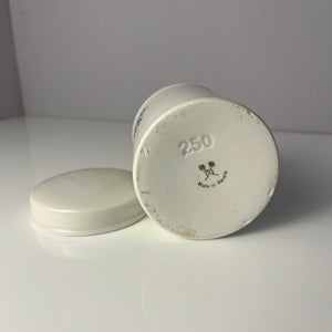 Apothekerdose Sulfur Praec. Vaselin. Alb. weiß Porzellan