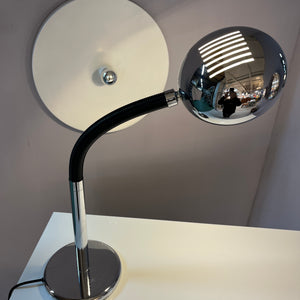 Tischlampe Gooseneck Chrom schwarz von Herda