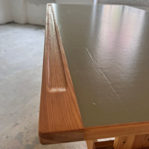 Höhenverstellbarer Schreibtisch / Zeichentisch Kiefer Vinyl von Trekanten