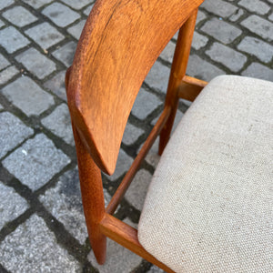 Set: 6x Polsterstuhl beige Teak von Casala