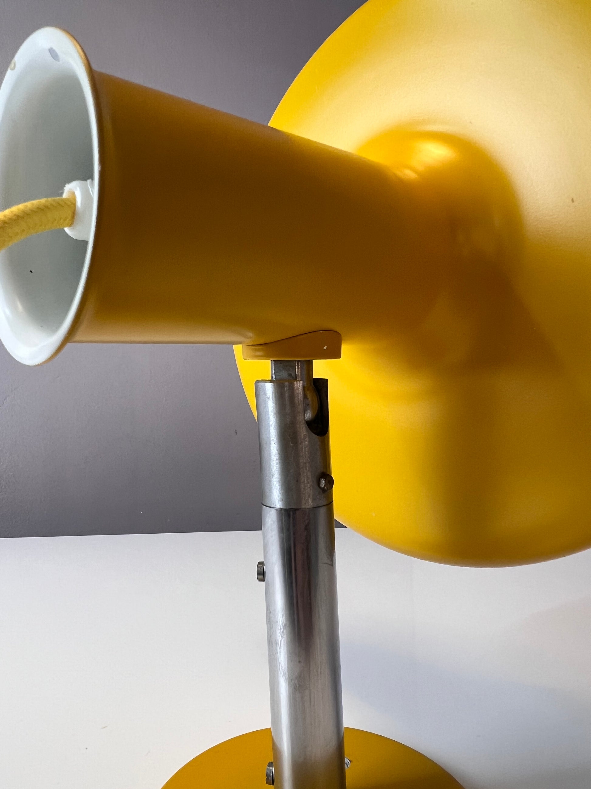 Wandlampe Optima gelb von Hans Due für Fog & Mørup