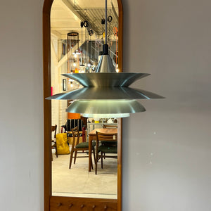 Lamellenlampe silber aus Dänemark