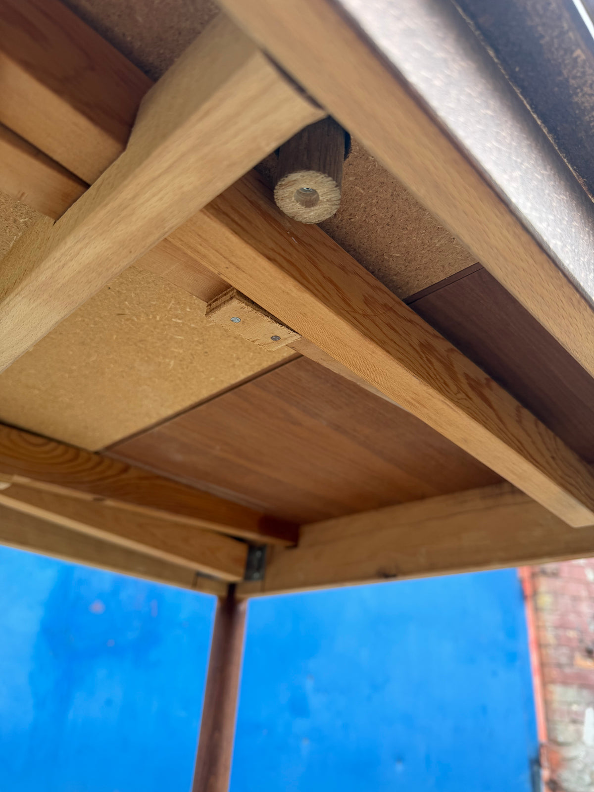 Kleiner, ausziehbarer Esstisch Teak aus Dänemark