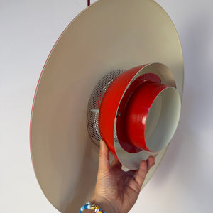 Lamellenlampe rot aus Dänemark