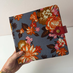 Schallplattenmappe floral für Vinyl Singles