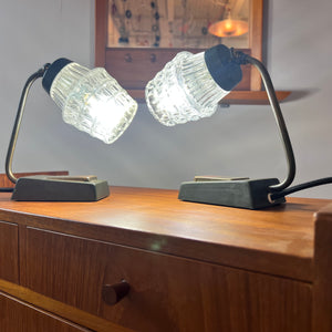 Set: 2x Tischlampe 50er