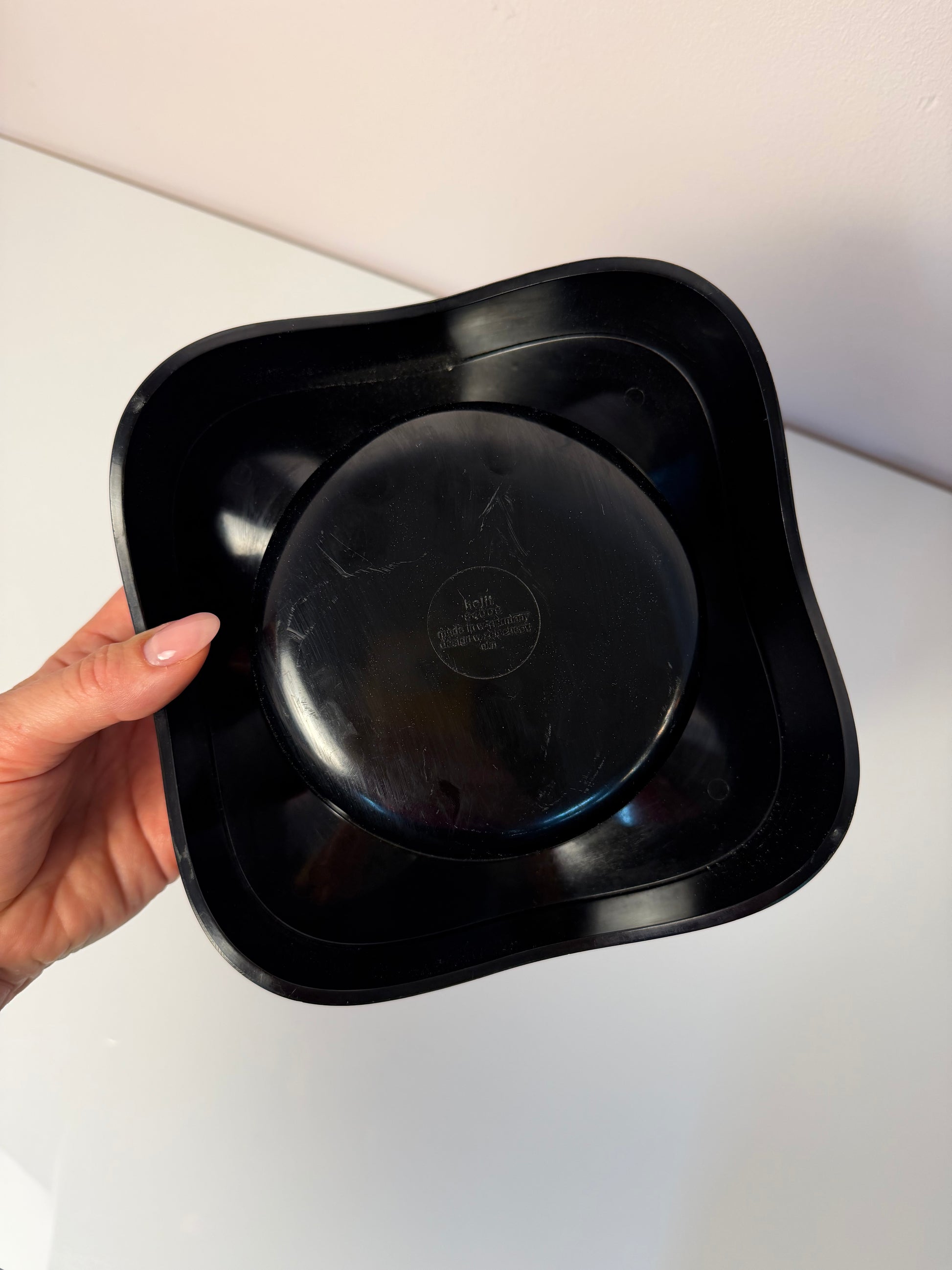 Aschenbecher schwarz von Walter Zeischegg für Helit