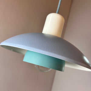 Lamellenlampe Typ 728 neu lackiert von Horn