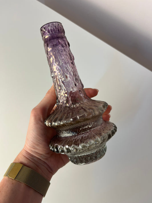 Vase Eisglas irisierend von Timo Sarpaneva für Iittala