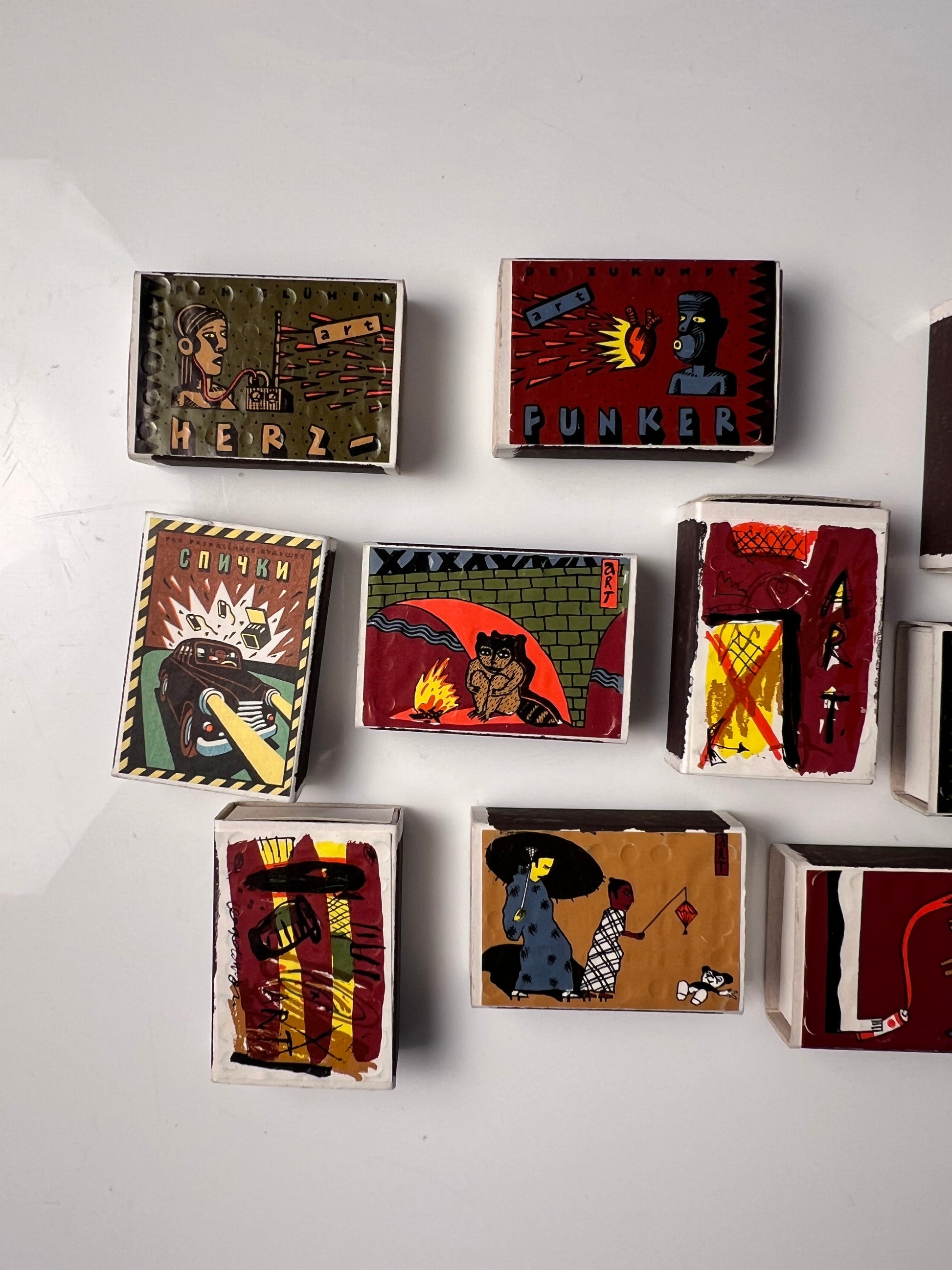 Set: Vintage Streichhölzer Art Collection