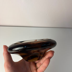 Aschenbecher grau Glas von Miloslav Klinger für Železný Brod Sklo