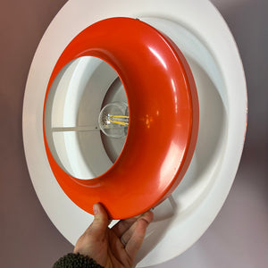 Hängelampe orange von Hans-Agne Jakobsson für Lyfa