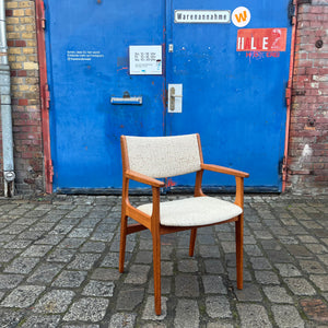 Armlehnstuhl Teak Wolle von Erik Buch für Nova Møbler