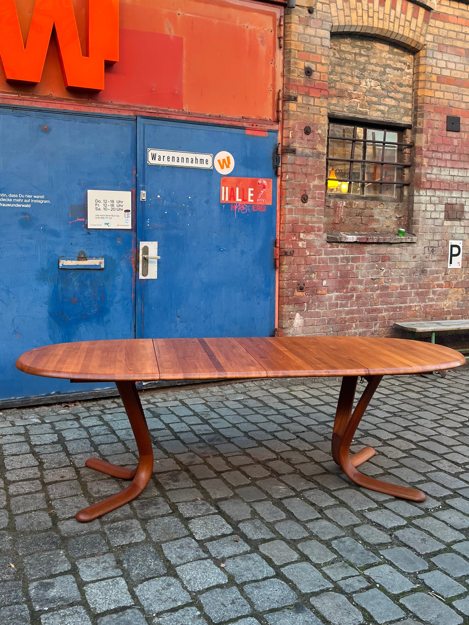 Ovaler ausziehbarer Esstisch Teak von Snedkergaarden