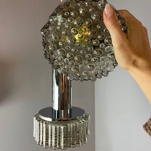 Pendelleuchte Modell P105 Rauchglas Chrom von STAFF