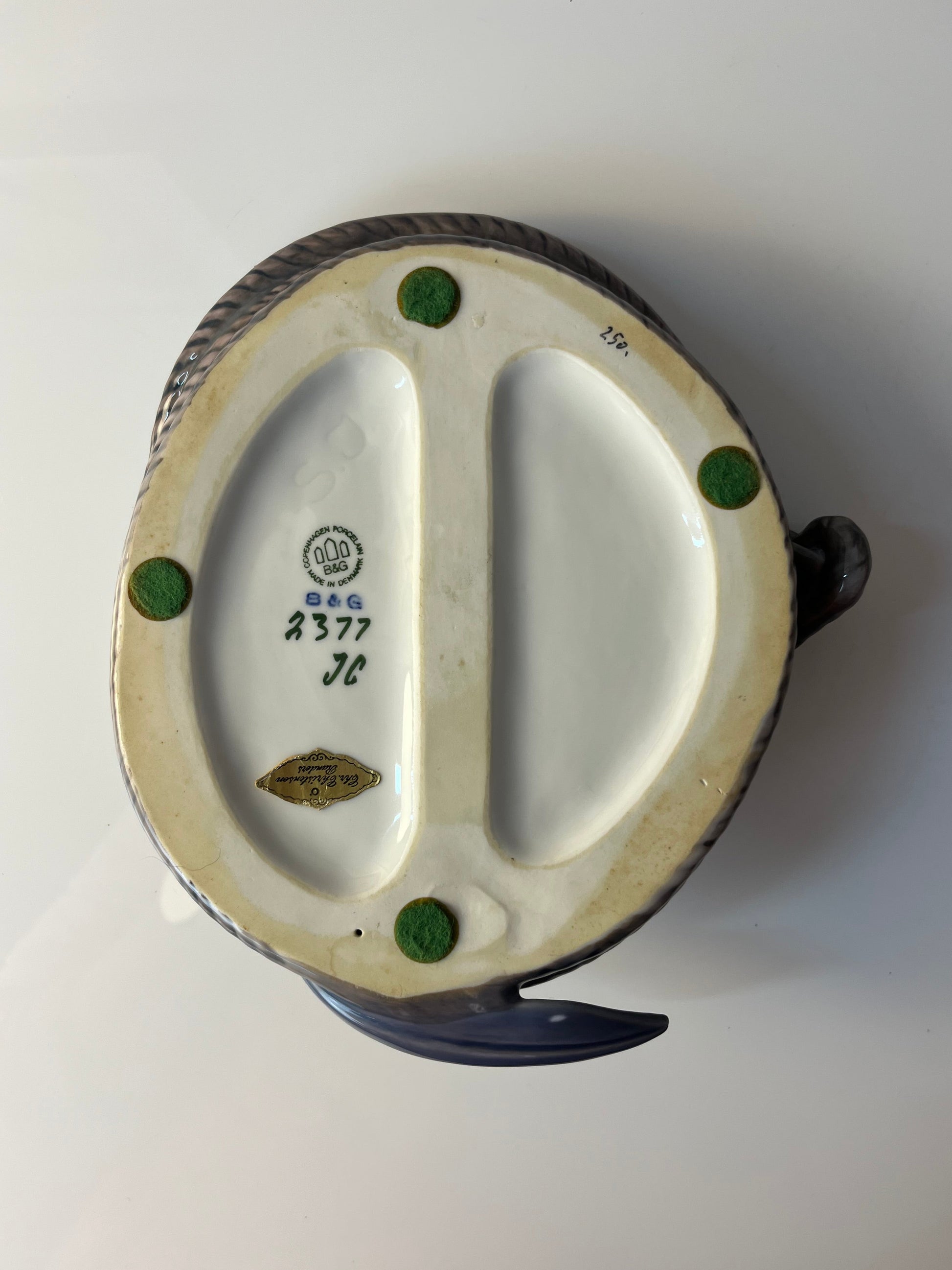 Schale Tau und Anker Modell 2377 Porzellan von Bing & Grøndahl
