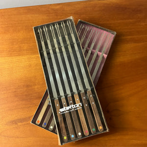 Fonduegabeln Edelstahl & Teak von Stelton