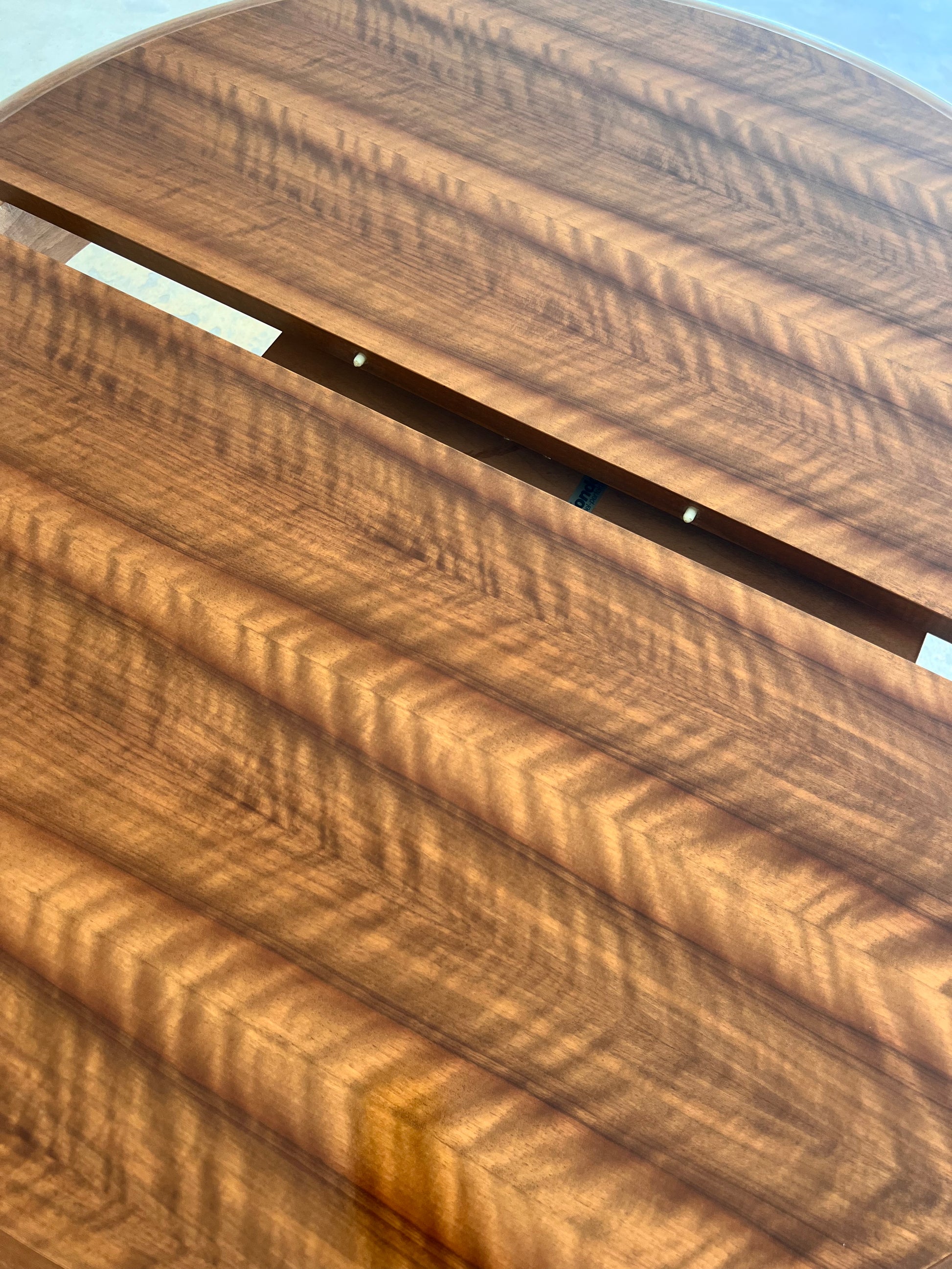 Runder Esstisch Teak mit Butterfly Auszug von Kondor