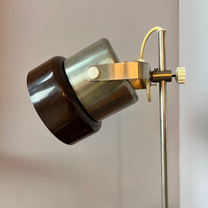 Tischlampe braun 70er