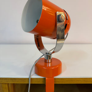 Klemmlampe / Wandlampe Combi Lux orange Chrom von Stanislav Indra für Lidokov Boskovice